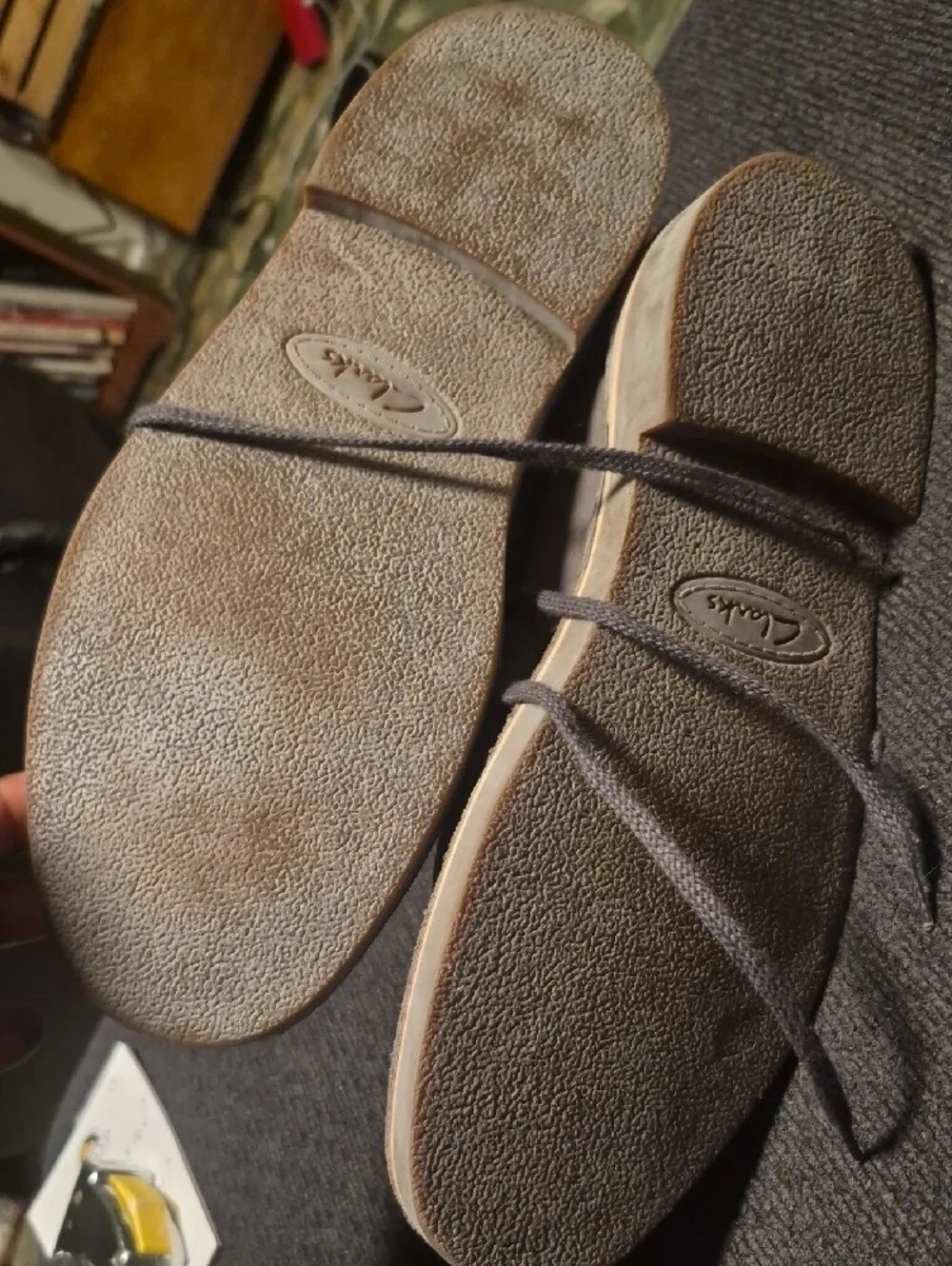 Clarks Men's Chukka Boots in Charcoal Gray